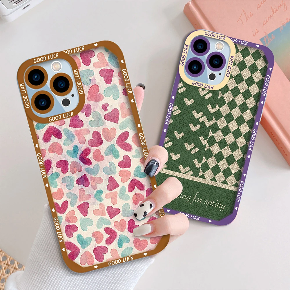Love Heart Case for IPhone 13 12 11 Pro Max X XR XS Max 7 8 Plus SE 2022 Lens Protection Shockproof Soft Shell Fundas Back Cover
Love Heart Case for IPhone 13 12 11 Pro Max X XR XS Max 7 8 Plus SE 2022 Lens Protection Shockproof Soft Shell Fundas Back Cover