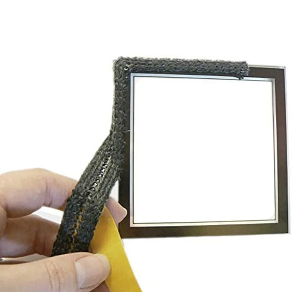Black Flat Stoves Rope Self-Adhesive Fiberglass Fireplace Door Sealing Cord Replacement Gasket Tape Glass Seal Stove Fire Rope
Black Flat Stoves Rope Self-Adhesive Fiberglass Fireplace Door Sealing Cord Replacement Gasket Tape Glass Seal Stove Fire Rope