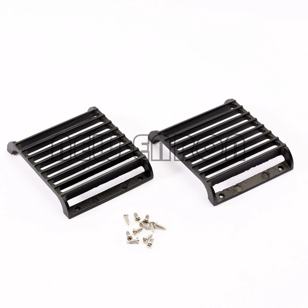NEW ENRON 2Pcs Metal Front Lamp Guards Headlight Cover Guard Grille Black for RC Crawler Car 1/10 Traxxas TRX4 TRX-4 Body
NEW ENRON 2Pcs Metal Front Lamp Guards Headlight Cover Guard Grille Black for RC Crawler Car 1/10 Traxxas TRX4 TRX-4 Body