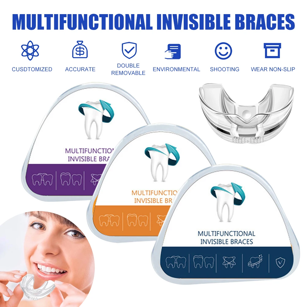 3 Stages Dental Orthodontic Braces Teeth Corrector Brace Invisible Tooth Retainer Straighten Tool Sport Tooth Protection Braces
3 Stages Dental Orthodontic Braces Teeth Corrector Brace Invisible Tooth Retainer Straighten Tool Sport Tooth Protection Braces