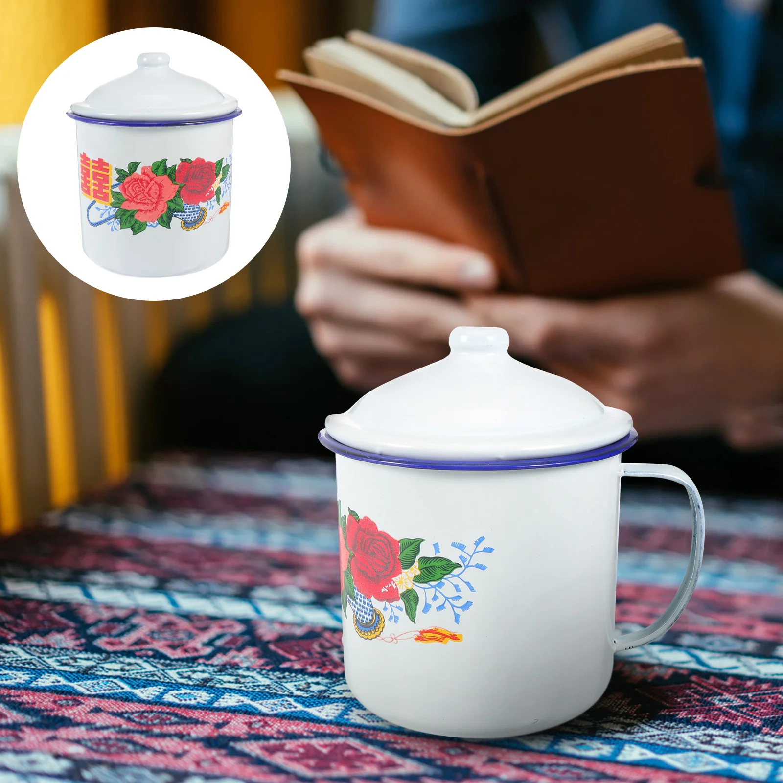 Mug Enamel Cup Coffee Cups Mugs Tea Camping Metal Drinking Water Tin Porcelain Espresso Vintage Tumbler Enamelware Hiking
Mug Enamel Cup Coffee Cups Mugs Tea Camping Metal Drinking Water Tin Porcelain Espresso Vintage Tumbler Enamelware Hiking