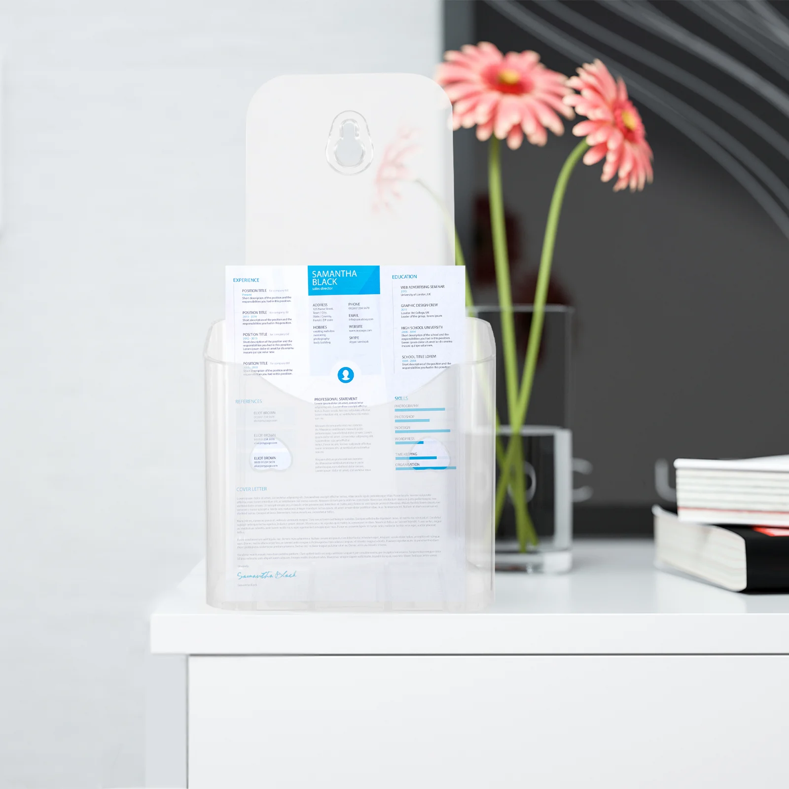 4 Pcs Brochure Acrylic Display Holder Stand Clear Files Rack Trifold Leaflets Stands Table Top Flyer
4 Pcs Brochure Acrylic Display Holder Stand Clear Files Rack Trifold Leaflets Stands Table Top Flyer