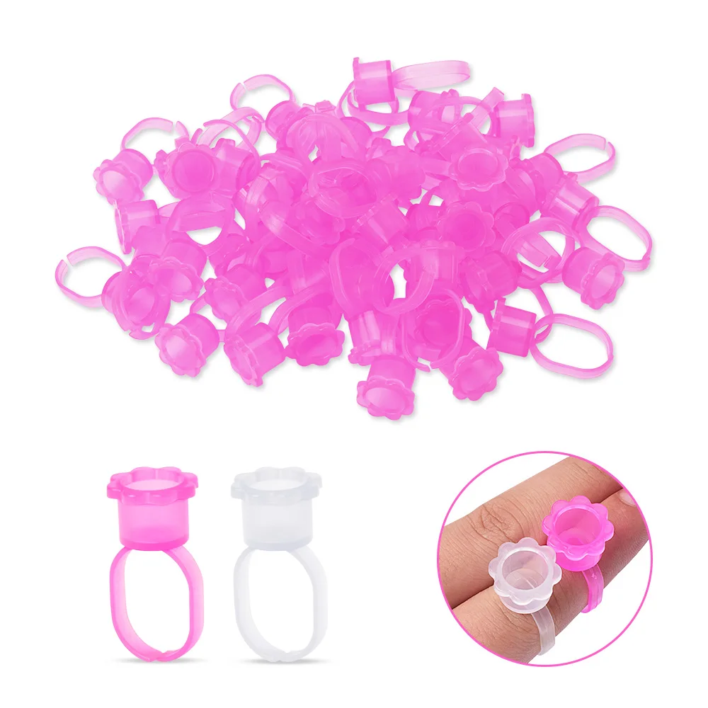 50PCS Flower Shape Tattoo Pigment Ink Ring Cups Eyelash Extend Glue Holder Container Ink Bowl Permanent Microblading Tool
50PCS Flower Shape Tattoo Pigment Ink Ring Cups Eyelash Extend Glue Holder Container Ink Bowl Permanent Microblading Tool