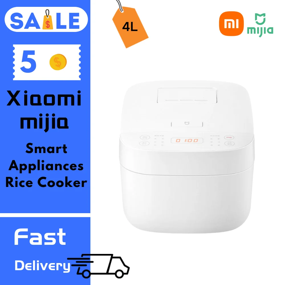 Xiaomi Mijia Appliances Rice Cooker C1 4L Xiaomi Rice Cooker Household Large Capacity Rice Cooker 3-5 People Christmas Present
Xiaomi Mijia Appliances Rice Cooker C1 4L Xiaomi Rice Cooker Household Large Capacity Rice Cooker 3-5 People Christmas Present