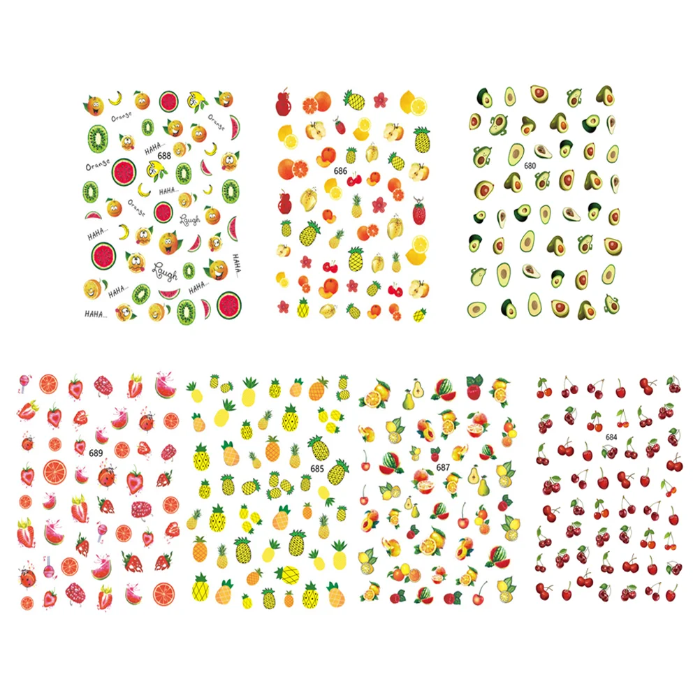 Nail Diy Stickers Decoration Manicure Summer Decals Decorations Tips Fruit Decal Kit Slice Kids Sticker Avocado Stencils
Nail Diy Stickers Decoration Manicure Summer Decals Decorations Tips Fruit Decal Kit Slice Kids Sticker Avocado Stencils
