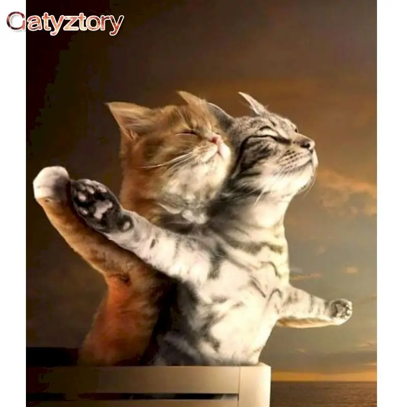 GATYZTORY Рисование по номерам, мультяшный Кот, ручная роспись, рисование, художественное искусство, подарки, DIY, картины по номерам, искусство
GATYZTORY Рисование по номерам, мультяшный Кот, ручная роспись, рисование, художественное искусство, подарки, DIY, картины по номерам, искусство