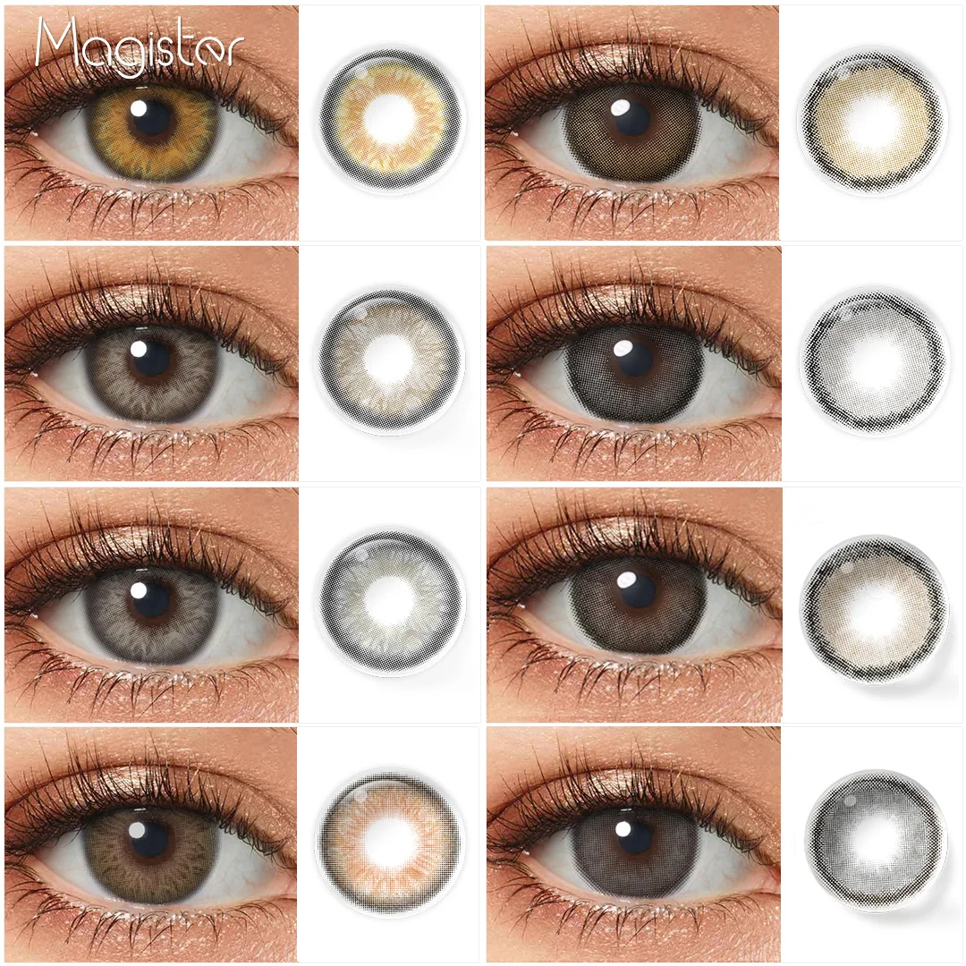 Magister Colored contact lenses for eyes Beauty Pupilentes Eye color lens Yearly Use Eye contacts Lens 1 Pair Brown Gray Lenses
Magister Colored contact lenses for eyes Beauty Pupilentes Eye color lens Yearly Use Eye contacts Lens 1 Pair Brown Gray Lenses