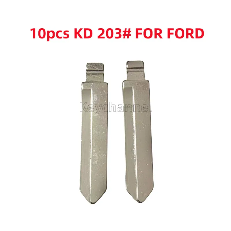 Keychannel 10 шт./лот 203 # KD ключ чистый Автомобильный ключ лезвие откидной дистанционный запасной ключ для KD KEYDIY Xhorse VVDI для ключа Ford