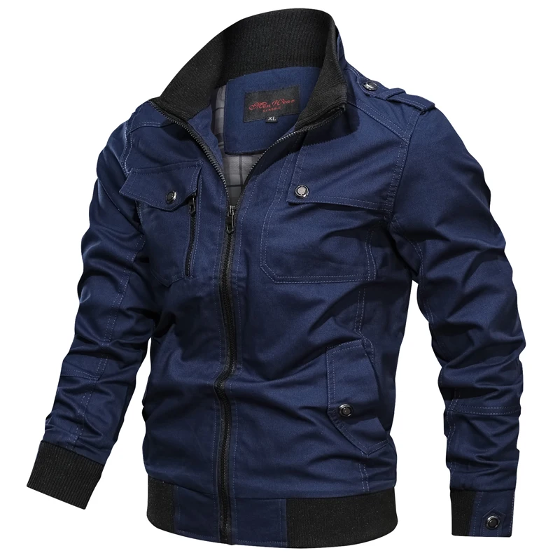 2023 Autumn Mens Bomber Jackets Casual Male Army Military Jackets Mens Cotton Slim Outwear Windbreaker Baseball Coats Clothing
2023 Autumn Mens Bomber Jackets Casual Male Army Military Jackets Mens Cotton Slim Outwear Windbreaker Baseball Coats Clothing