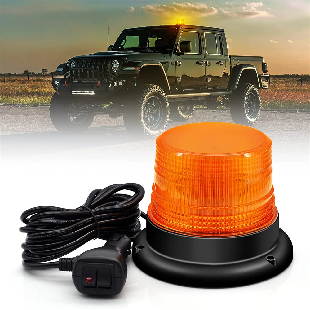 40 LED Amber 12V/24V Magnetic Mounted Vehicle Car LED Strobe Warning light Police Flashing Lights led Emergency Lights Beacon
40 LED Amber 12V/24V Magnetic Mounted Vehicle Car LED Strobe Warning light Police Flashing Lights led Emergency Lights Beacon