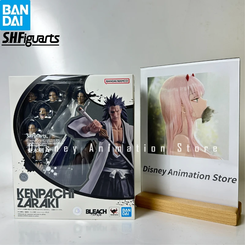 Оригинальные фигурки Bandai S.H. Фигуртс отбеливатель Zaraki Kenpachi героев аниме