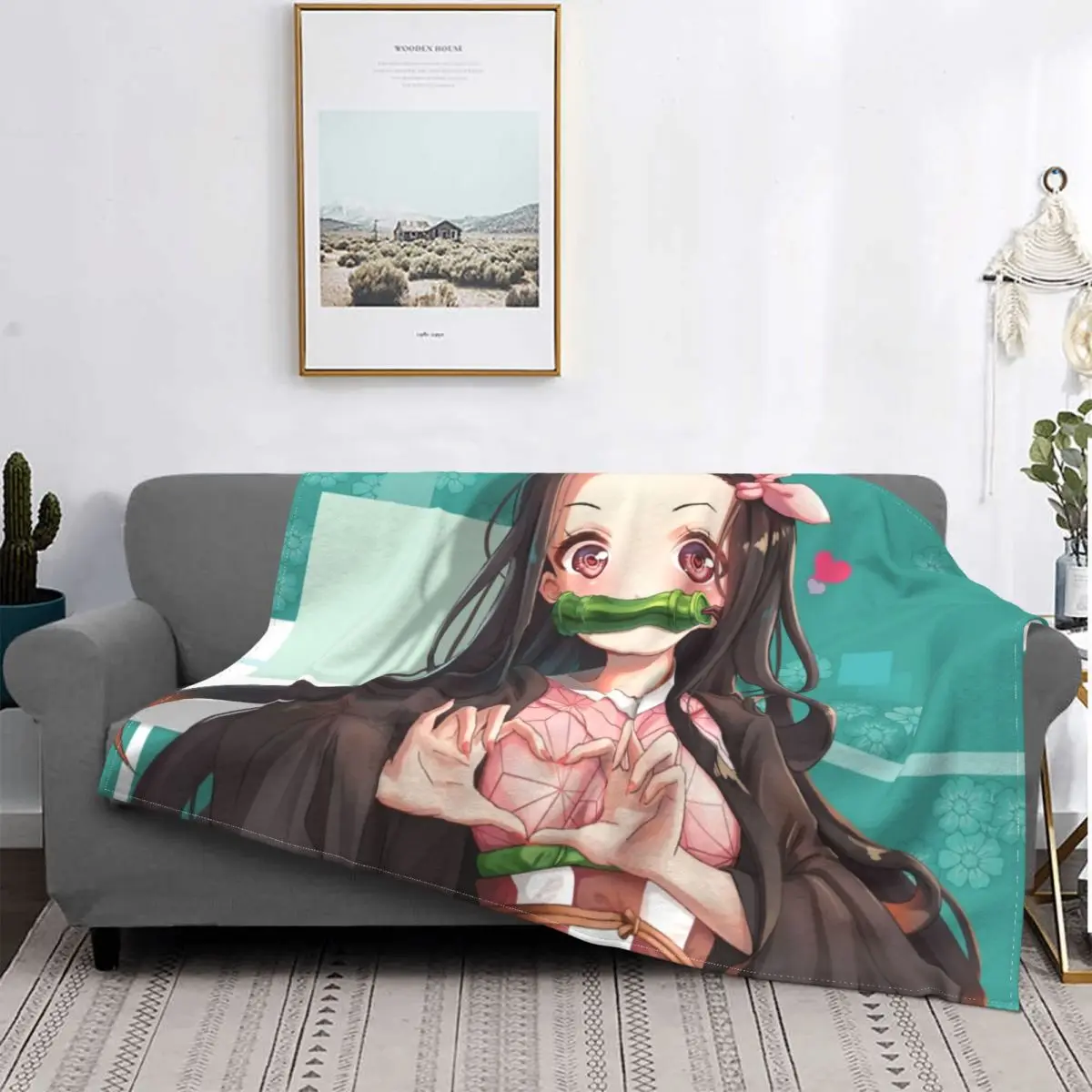 Nezuko Kamado Demon Slayer Blankets Fleece Printed Multi-function Warm Throw Blanket for Bedding Office Plush Thin Quilt
Nezuko Kamado Demon Slayer Blankets Fleece Printed Multi-function Warm Throw Blanket for Bedding Office Plush Thin Quilt