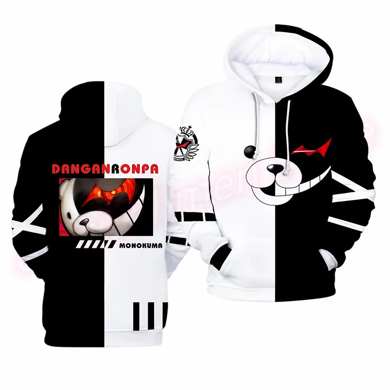 Худи с 3D-принтом Danganronpa Monokuma Mikan Tsumiki, костюм для косплея аниме, куртка с капюшоном, повседневное пальто для взрослых
Худи с 3D-принтом Danganronpa Monokuma Mikan Tsumiki, костюм для косплея аниме, куртка с капюшоном, повседневное пальто для взрослых