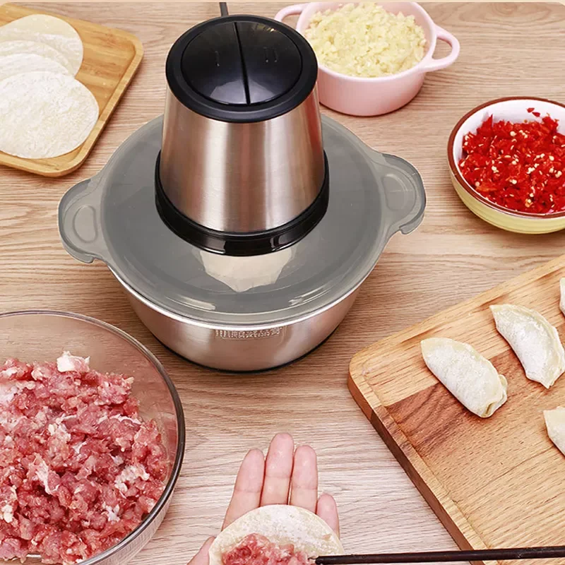 NEW IN Stainless Steel Meat Grinder Food Processor Chopper Kitchen Machines Vegetable Chopper Slicer Machine Household Grinder
NEW IN Stainless Steel Meat Grinder Food Processor Chopper Kitchen Machines Vegetable Chopper Slicer Machine Household Grinder