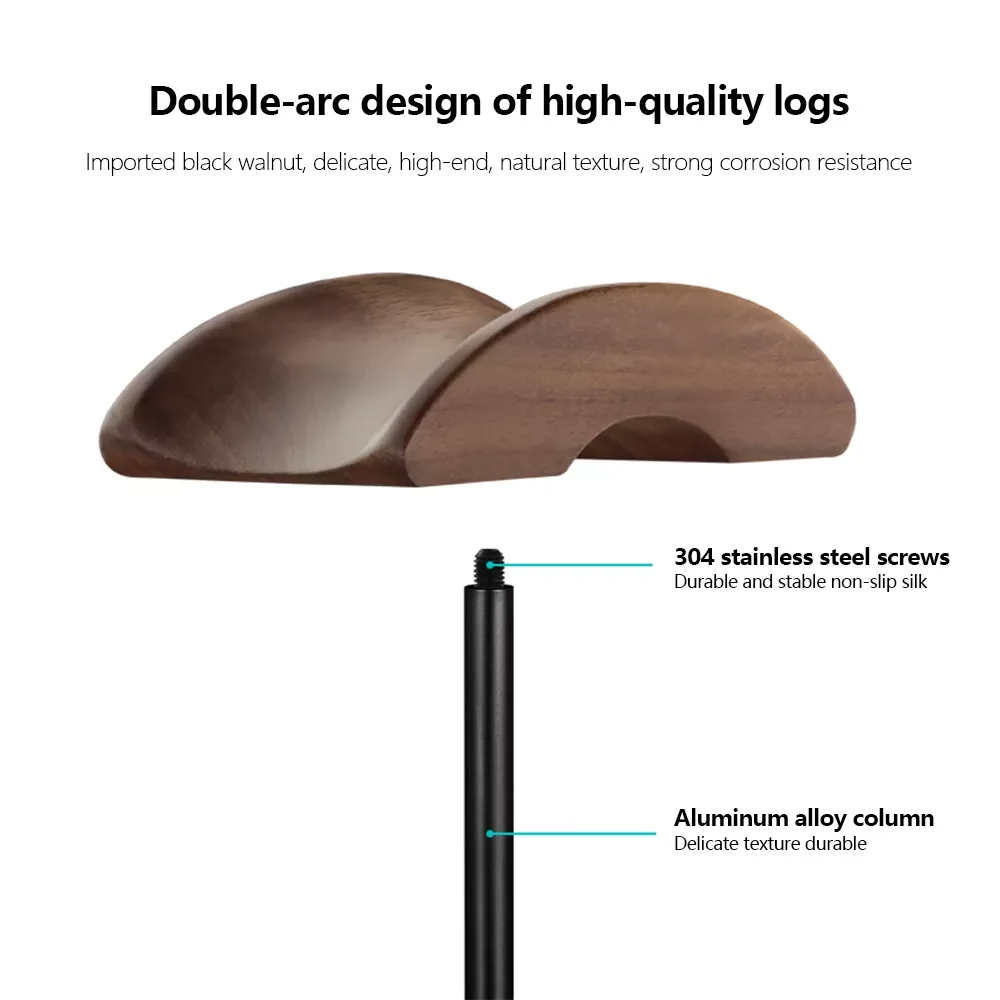 jmt fashionable Tabletop Lightweight Acrylic Gaming Headphone Holder earphone Headset Stand Walnut Wood earphone holder Headphon
jmt fashionable Tabletop Lightweight Acrylic Gaming Headphone Holder earphone Headset Stand Walnut Wood earphone holder Headphon