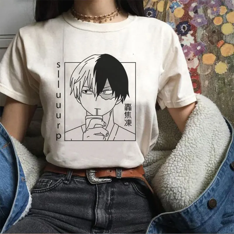 Summer T Shirt Women Anime Graphic TShirt Women Harajuku Hero Academia T-shirt Anime Tshirt Tops Female Short-sleeve T Shirt
Summer T Shirt Women Anime Graphic TShirt Women Harajuku Hero Academia T-shirt Anime Tshirt Tops Female Short-sleeve T Shirt