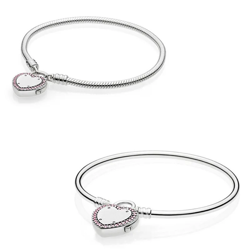 Authentic 925 Sterling Silver Moments Lock Your Promise Snake Chain Bracelet Bangle Fit Bead Charm Diy Fashion Jewelry
Authentic 925 Sterling Silver Moments Lock Your Promise Snake Chain Bracelet Bangle Fit Bead Charm Diy Fashion Jewelry