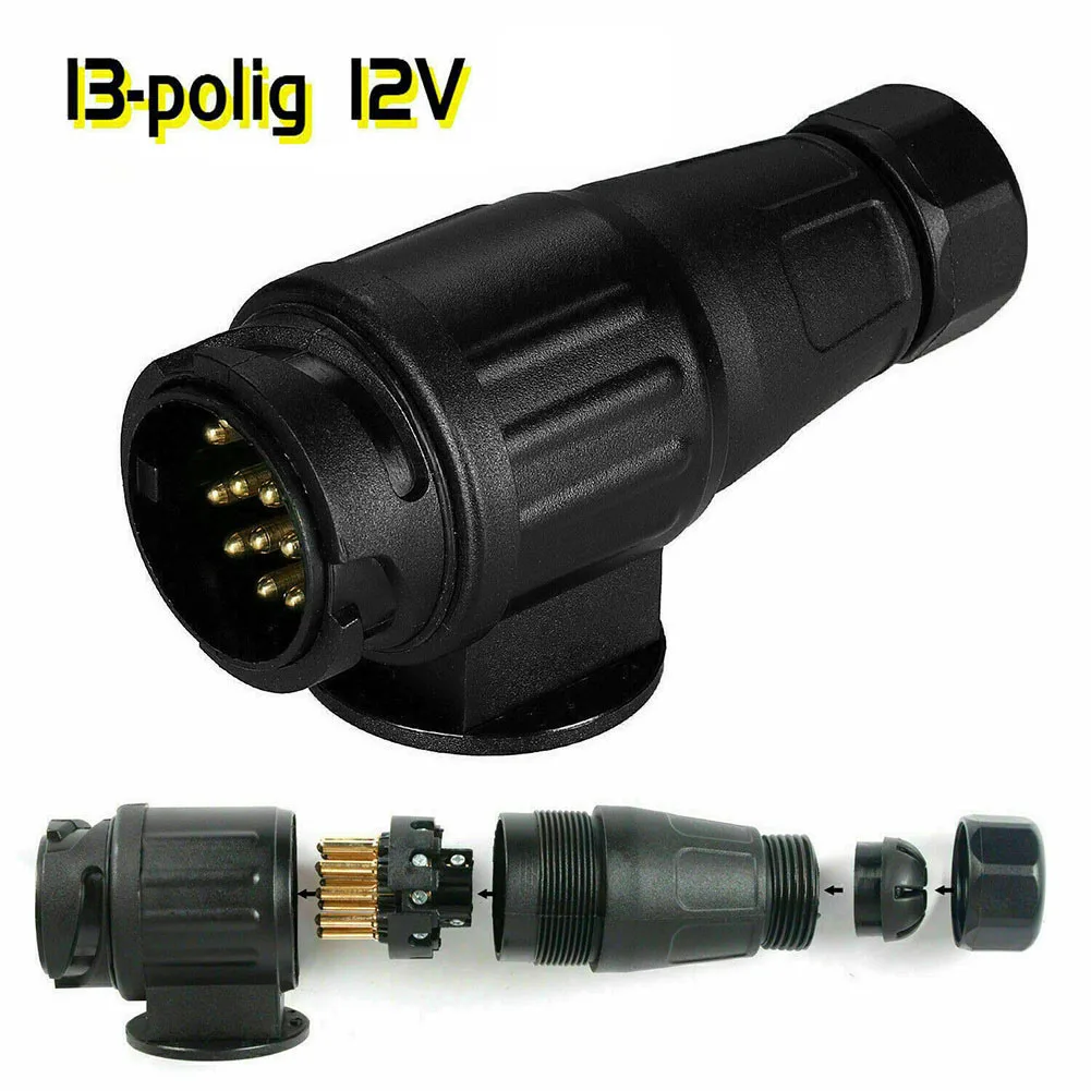 Socket Wiring 13 Pin Trailer Plug 13 Pin Trailer Plug Black Car Trailer Caravan Plug DC 12V Plastic Car Spare Parts
Socket Wiring 13 Pin Trailer Plug 13 Pin Trailer Plug Black Car Trailer Caravan Plug DC 12V Plastic Car Spare Parts
