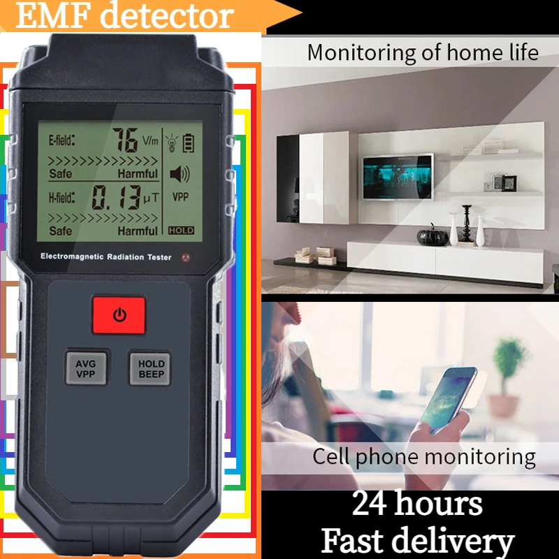 Hot sell Electromagnetic Radiation Detector EMF Meter High Accuracy Professional Radiation Dosimeter Monitor EMF Tester tools
Hot sell Electromagnetic Radiation Detector EMF Meter High Accuracy Professional Radiation Dosimeter Monitor EMF Tester tools