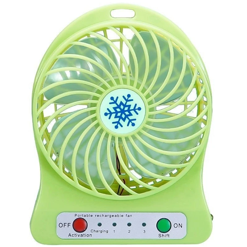 Portable Rechargeable Mini Fan Air Cooler Mini Desk Fan USB Cooling Rechargeable Handheld Fans Green
Portable Rechargeable Mini Fan Air Cooler Mini Desk Fan USB Cooling Rechargeable Handheld Fans Green