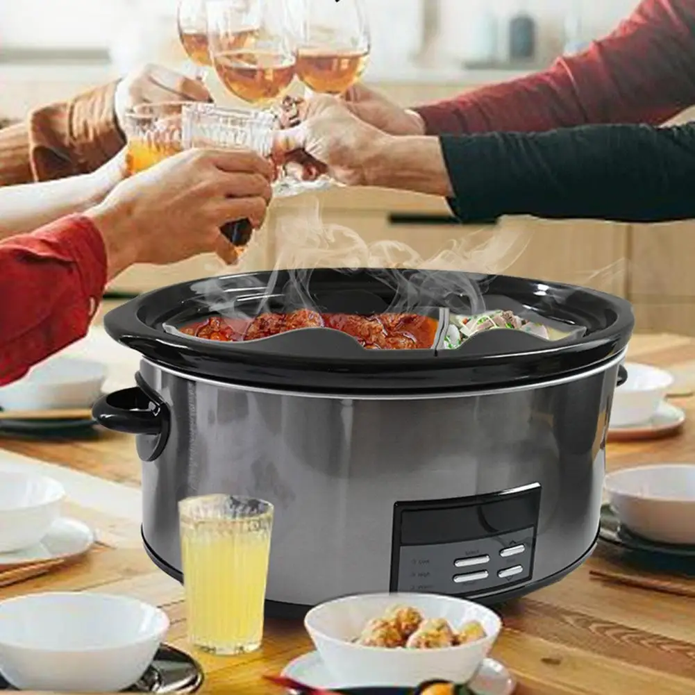 Slow Cooker Lining 1 Set Practical Easy to Clean No Odor Slow Cooker Divider Cooking Silicone Liner Kitchen Supplies
Slow Cooker Lining 1 Set Practical Easy to Clean No Odor Slow Cooker Divider Cooking Silicone Liner Kitchen Supplies