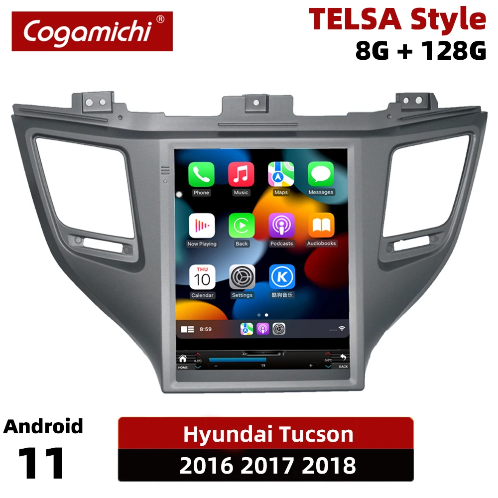 Автомобильный радиоприемник Android, беспроводной Carplay с сенсорным экраном Bluetooth, Автомобильные центральные мультимедийные плееры для Hyundai Tucson...
Автомобильный радиоприемник Android, беспроводной Carplay с сенсорным экраном Bluetooth, Автомобильные центральные мультимедийные плееры для Hyundai Tucson...