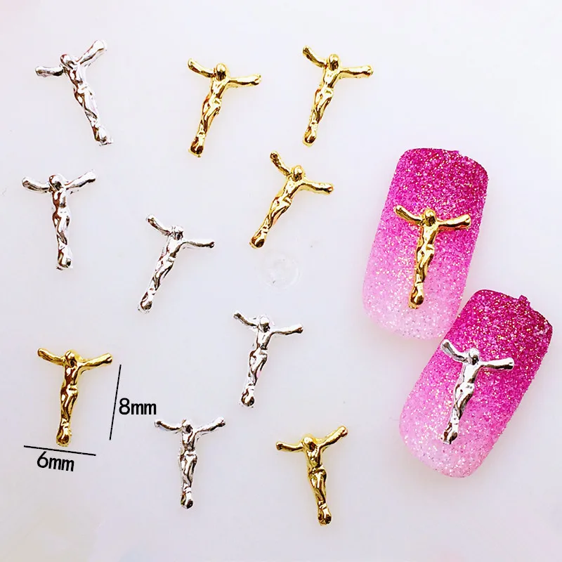 Wholesale New 3d Gold Sliver Alloy San Judas Jesus Cross Goddess Series Religion Nail Art Metal Charms Decoration Jewelry
Wholesale New 3d Gold Sliver Alloy San Judas Jesus Cross Goddess Series Religion Nail Art Metal Charms Decoration Jewelry