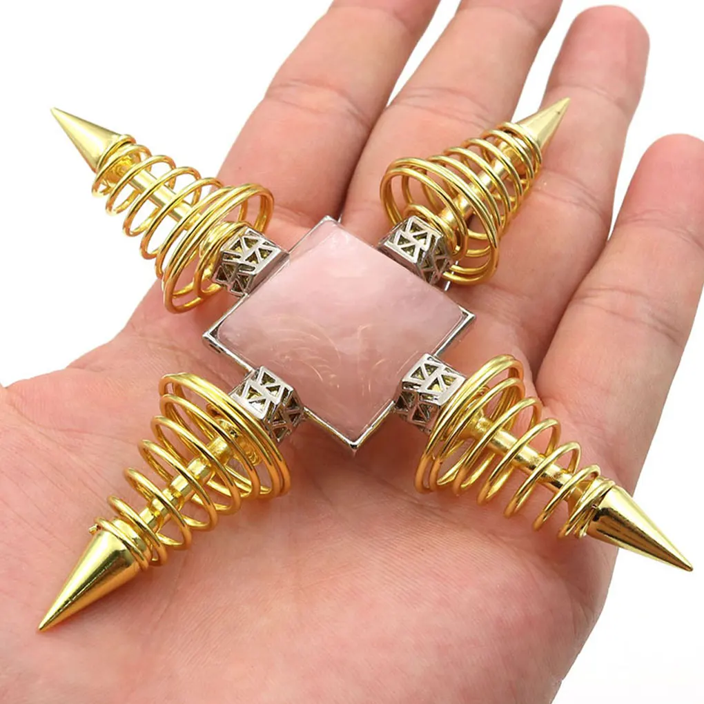 Подвеска для мужчин, Весенняя конусная подвеска, ювелирные изделия, металлический камень, декоративное ожерелье с подвеской, создание пода...