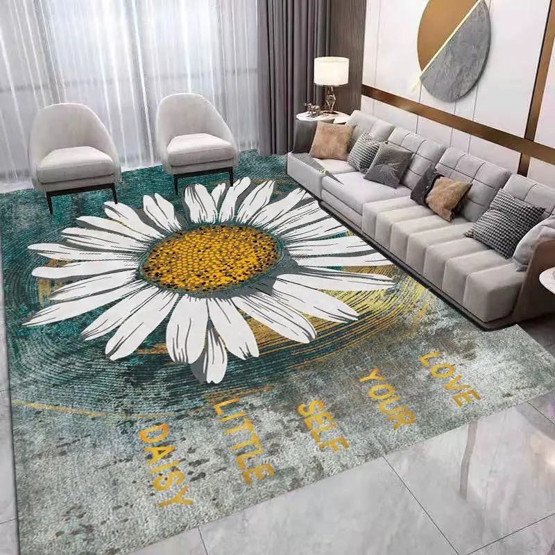 Chrysanthemum Carpet Living Room Nordic Style Design Decoration Home Bedroom Carpets Large Size Lounge Rug Mats Study Floor Mat
Chrysanthemum Carpet Living Room Nordic Style Design Decoration Home Bedroom Carpets Large Size Lounge Rug Mats Study Floor Mat