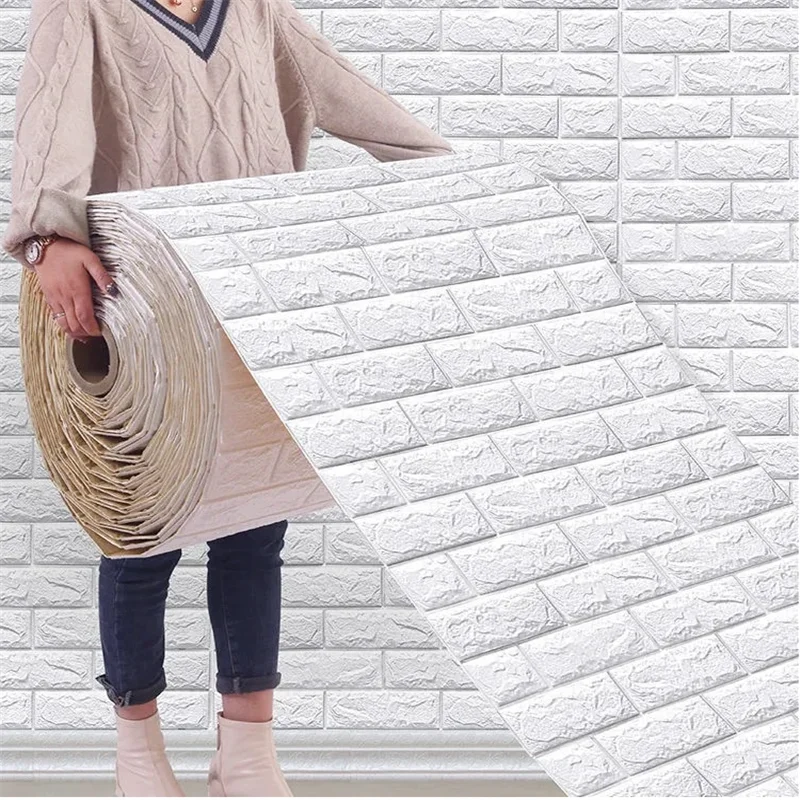 3D Brick Wall Stickers DIY Self Adhensive Room Decor Foam Waterproof Wall Covering Wallpaper for TV Background 1 Piece Packing
3D Brick Wall Stickers DIY Self Adhensive Room Decor Foam Waterproof Wall Covering Wallpaper for TV Background 1 Piece Packing