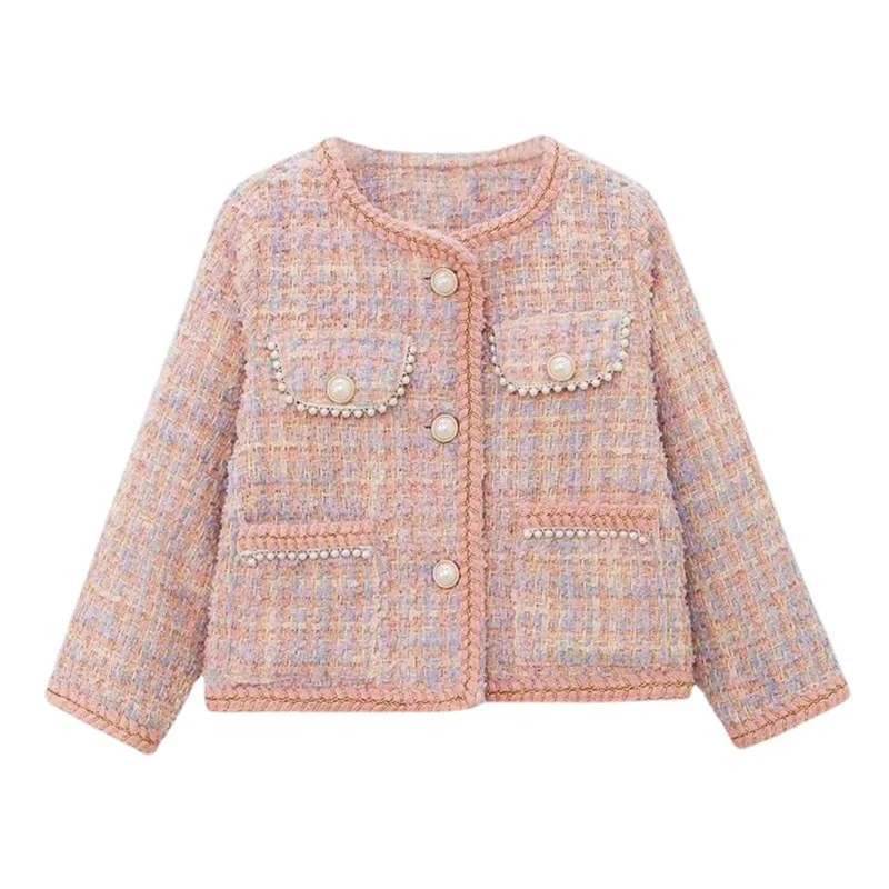Fashion Kids Girls Princess Clothes Spring Autumn Children Plaid Blazer Coat Outwear
Fashion Kids Girls Princess Clothes Spring Autumn Children Plaid Blazer Coat Outwear