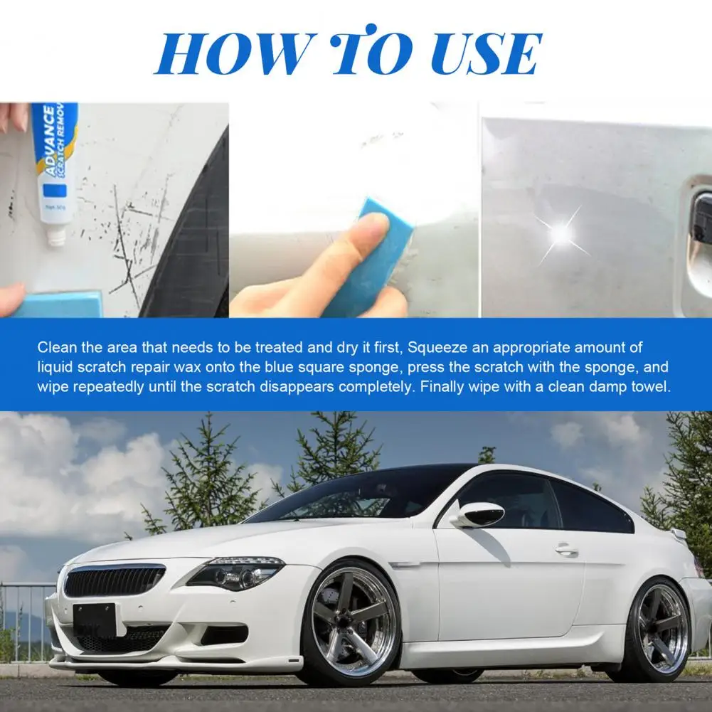 30ML Car Scratch Repair Polishing Wax Anti Scratch Cream Paint Car Scratch Remover Car Cleaning Retreading Tools Car Accessories
30ML Car Scratch Repair Polishing Wax Anti Scratch Cream Paint Car Scratch Remover Car Cleaning Retreading Tools Car Accessories