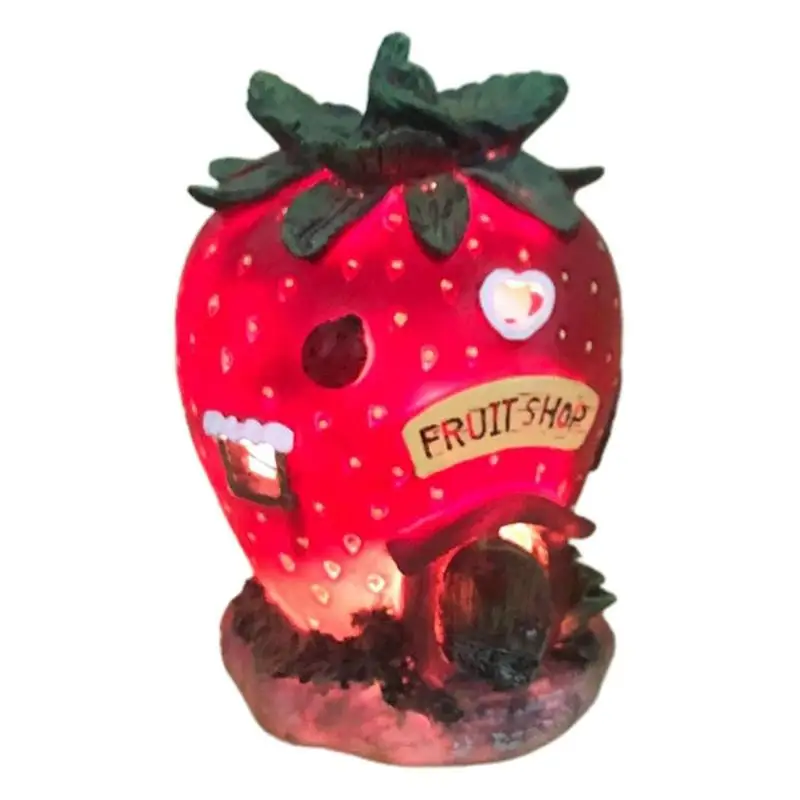 Solar Garden Ornament Resin Statue Strawberry Fairy House Yard Decor Home Decoration Decorative Led Light For Christmas New Year
Solar Garden Ornament Resin Statue Strawberry Fairy House Yard Decor Home Decoration Decorative Led Light For Christmas New Year
