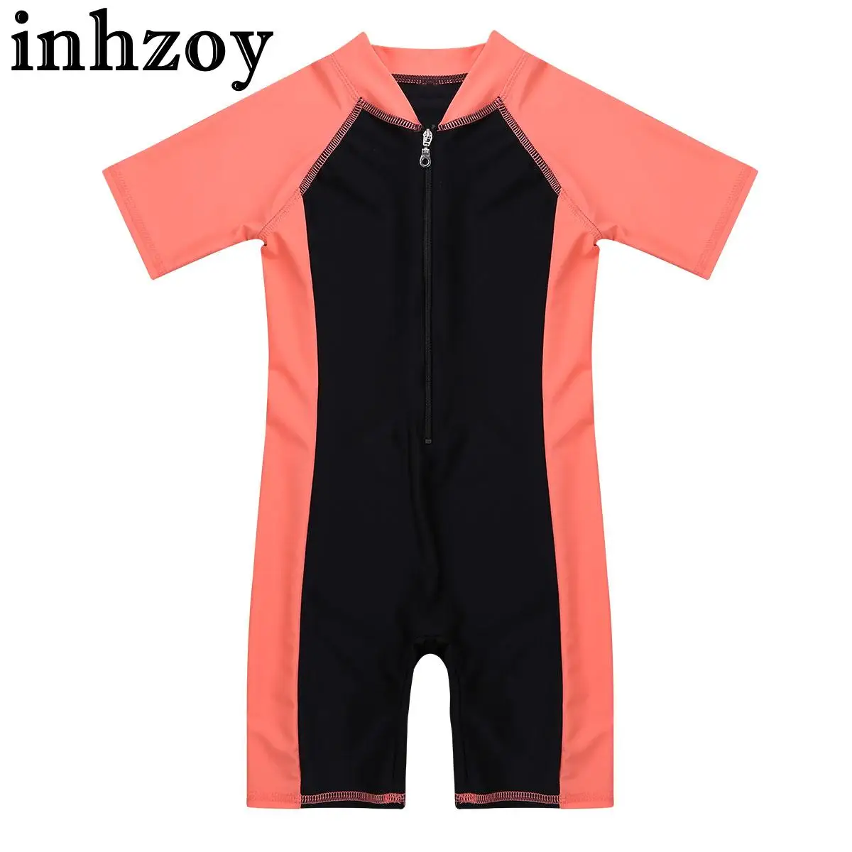 Unisex Kids Swimming Bodysuit Rash Guard Boys Girls Short Sleeve Patchwork Zipper Jumpsuit Shortalls Beachwear Wetsuit Swimsuit
Unisex Kids Swimming Bodysuit Rash Guard Boys Girls Short Sleeve Patchwork Zipper Jumpsuit Shortalls Beachwear Wetsuit Swimsuit