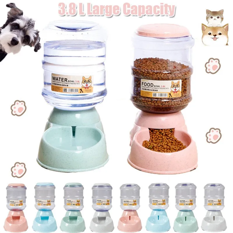 3.8L Pet Dog Cat Automatic Feeders Large Capacity Drinking Waterer Fountain Water Bottle Feeding Bowls Dispenser For Cats Dogs
3.8L Pet Dog Cat Automatic Feeders Large Capacity Drinking Waterer Fountain Water Bottle Feeding Bowls Dispenser For Cats Dogs