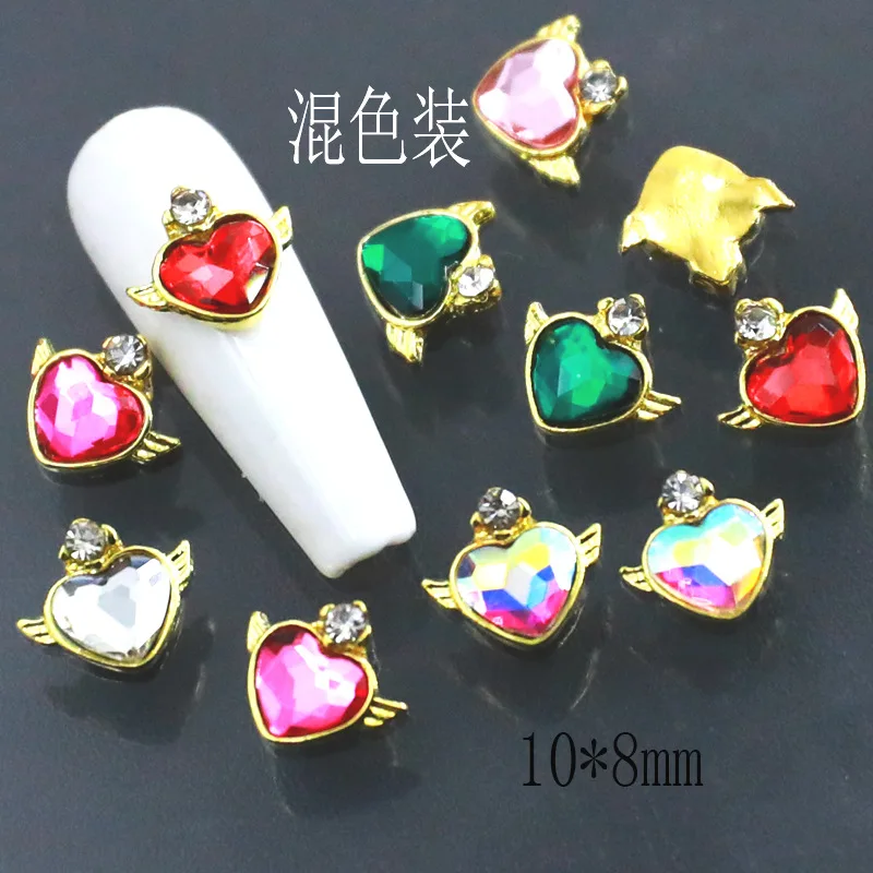 100pcs Nails Heart Rhinestones Diamonds Nail Art Alloy Stones Charms Crystal Decoration DIY Jewelry Crafts Nail Accessories
100pcs Nails Heart Rhinestones Diamonds Nail Art Alloy Stones Charms Crystal Decoration DIY Jewelry Crafts Nail Accessories