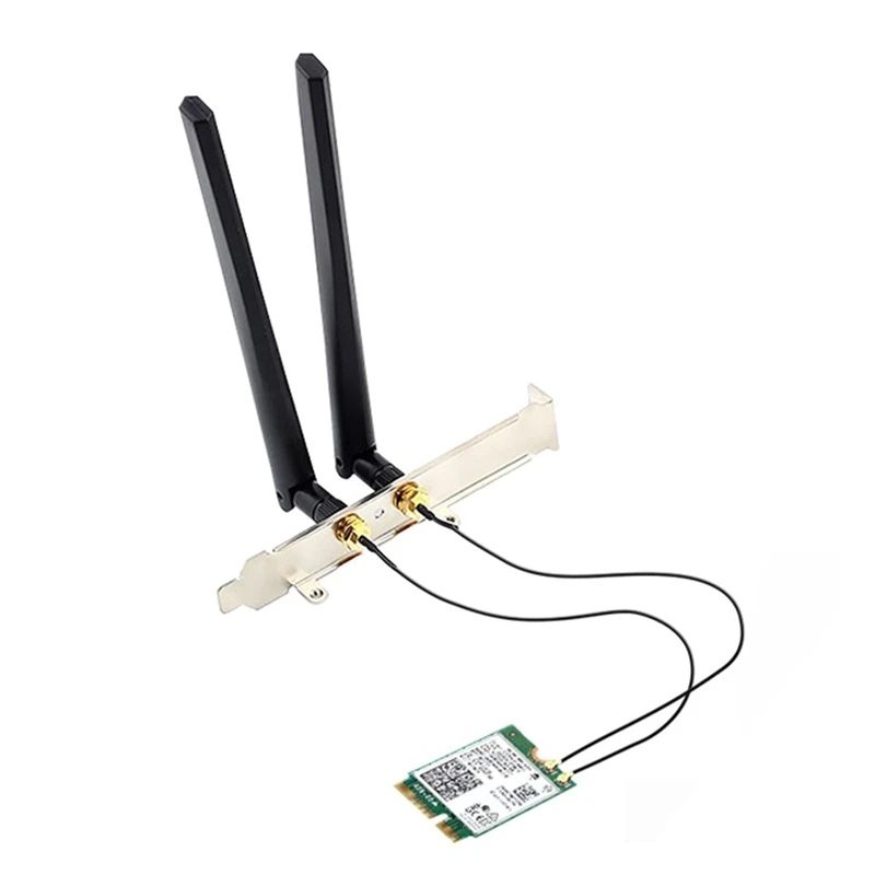 1730Mbps Dual Band Wireless AC 9560 Desktop Kit Bluetooth 5.0 802.11Ac M.2 CNVI 9560NGW Wifi Card
1730Mbps Dual Band Wireless AC 9560 Desktop Kit Bluetooth 5.0 802.11Ac M.2 CNVI 9560NGW Wifi Card
