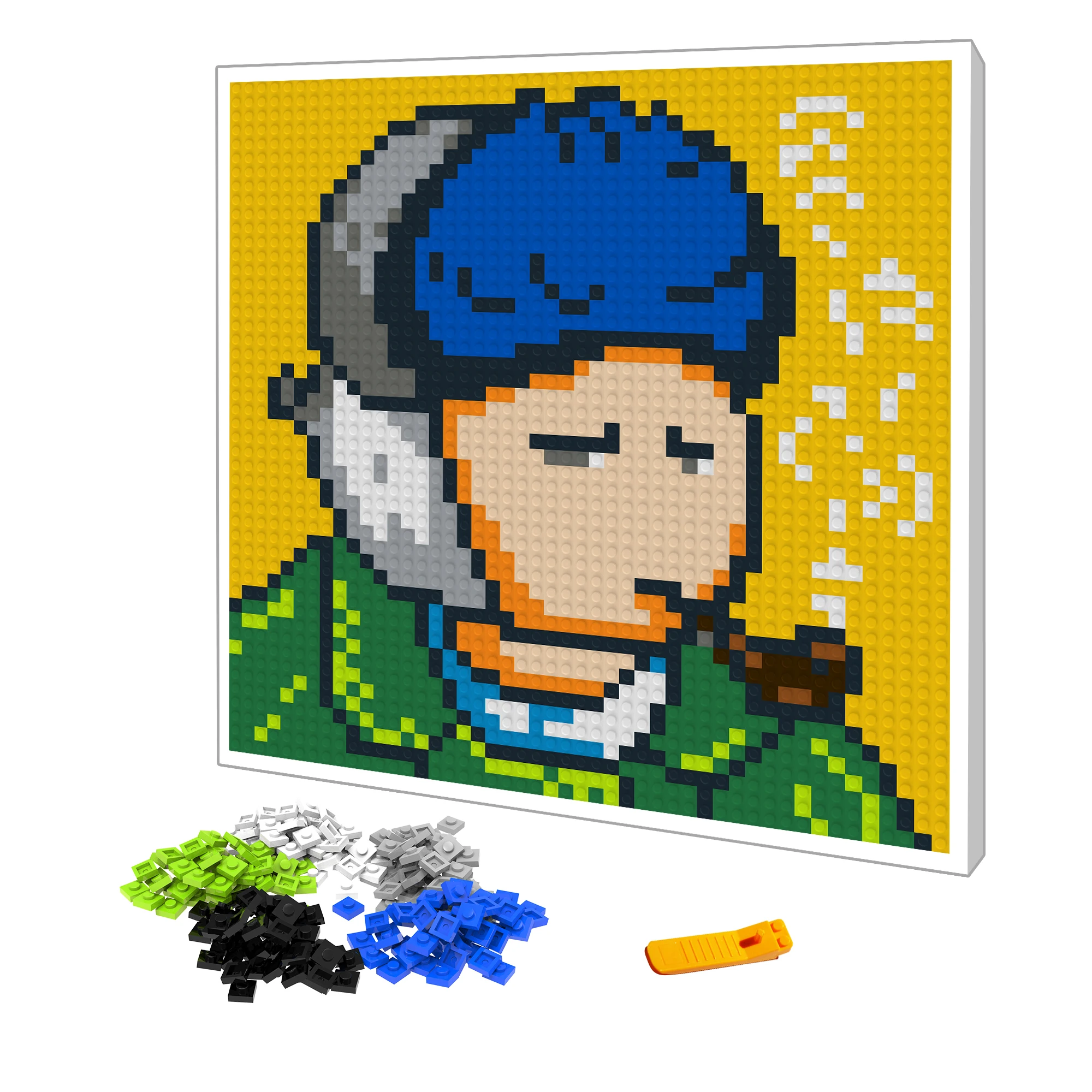 Cartoon Boy Pixel Mosaic Art Plastic Sleeping Boy Building Blocks Toy Building Kit Construction Educational Toy 2583 PCS
Cartoon Boy Pixel Mosaic Art Plastic Sleeping Boy Building Blocks Toy Building Kit Construction Educational Toy 2583 PCS
