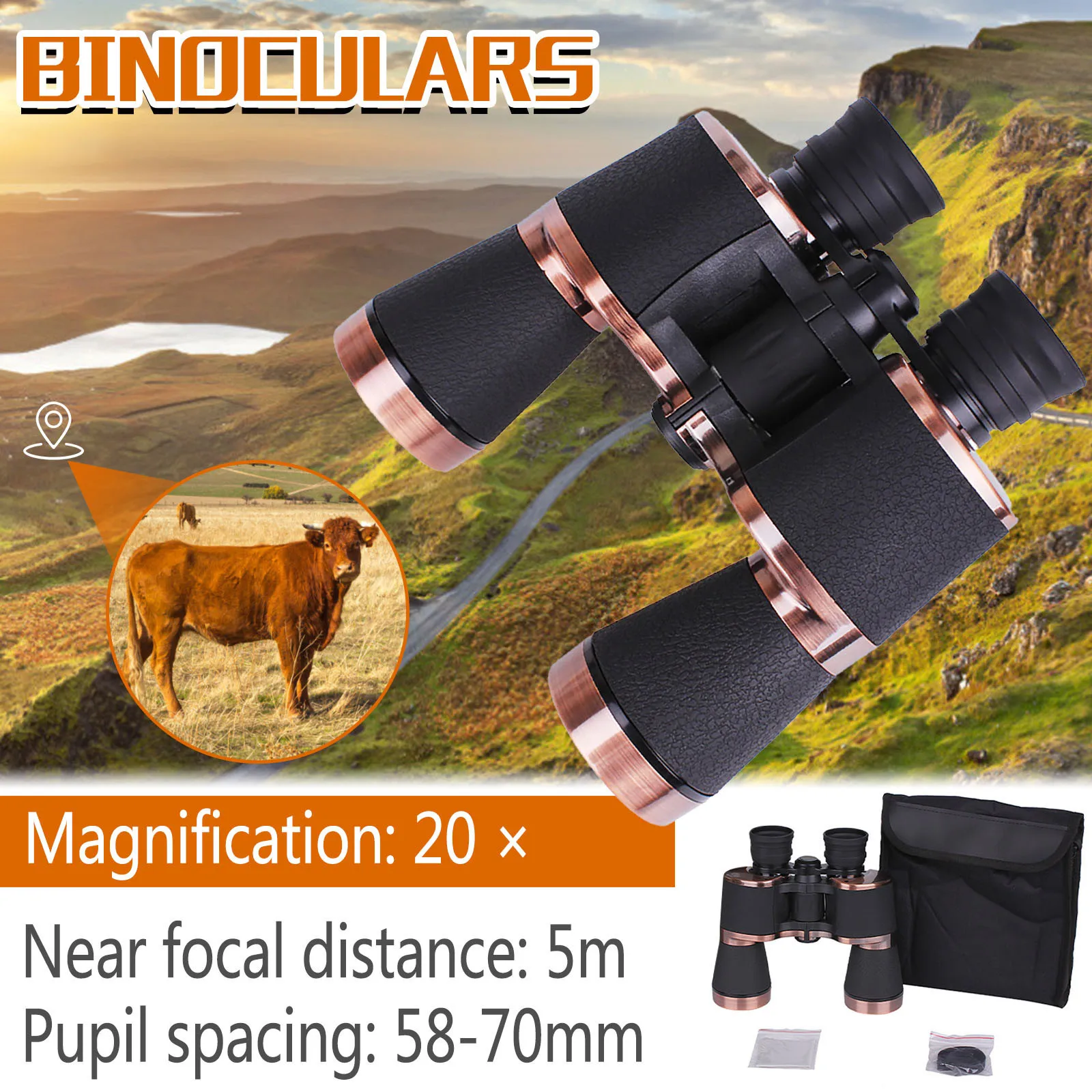 Binoculars Telescope For Adults Professional High Magnification Hd Waterproof 20 X 50 Binoculars Hunting Telescope
Binoculars Telescope For Adults Professional High Magnification Hd Waterproof 20 X 50 Binoculars Hunting Telescope