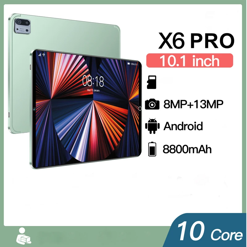 2023 Gobal Version Tablet X6 PRO 10.1 Inch 3G Android Bluetooth Wifi 1GB RAM 16GB ROM Deca Core Tablet
2023 Gobal Version Tablet X6 PRO 10.1 Inch 3G Android Bluetooth Wifi 1GB RAM 16GB ROM Deca Core Tablet
