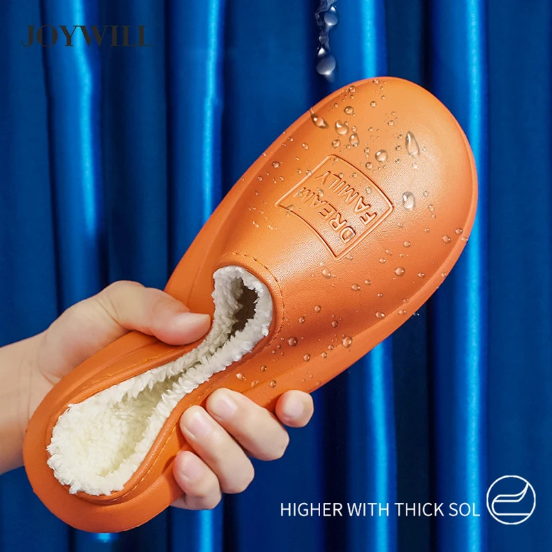 JOYWILL 2022 Winter Women Slippers EVA Waterproof Home Warm Shoes For Men Non-Slip Plush Cotton Shoes Couples Winter Slippers
JOYWILL 2022 Winter Women Slippers EVA Waterproof Home Warm Shoes For Men Non-Slip Plush Cotton Shoes Couples Winter Slippers