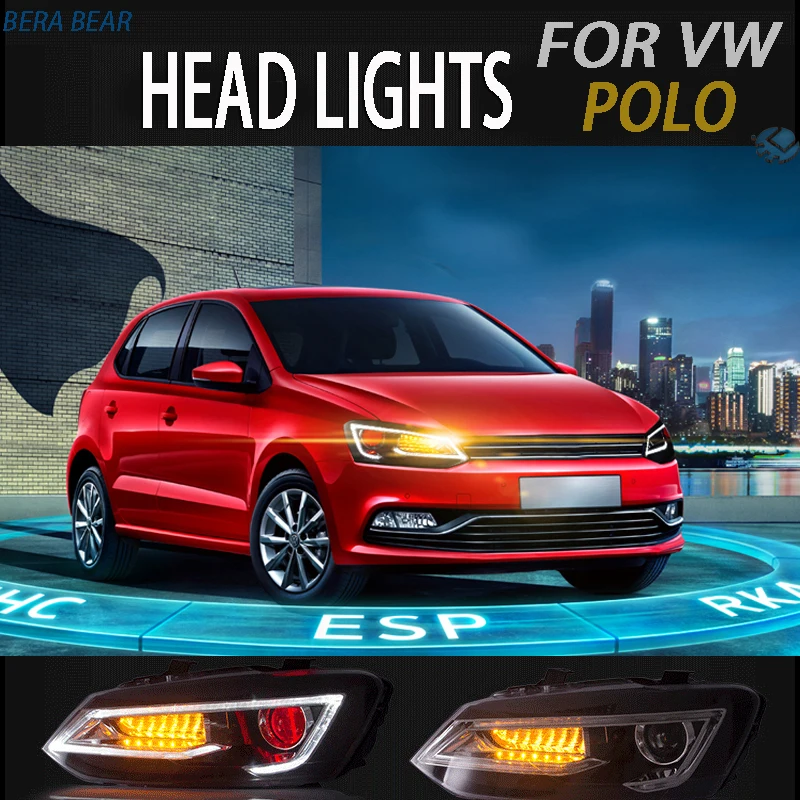 БЕРА медведь стайлинга светодиодный ные фары для Volkswagen Polo налобный фонарь 2011-2017 светодиодный DRL ходовые огни Дальний свет
БЕРА медведь стайлинга светодиодный ные фары для Volkswagen Polo налобный фонарь 2011-2017 светодиодный DRL ходовые огни Дальний свет