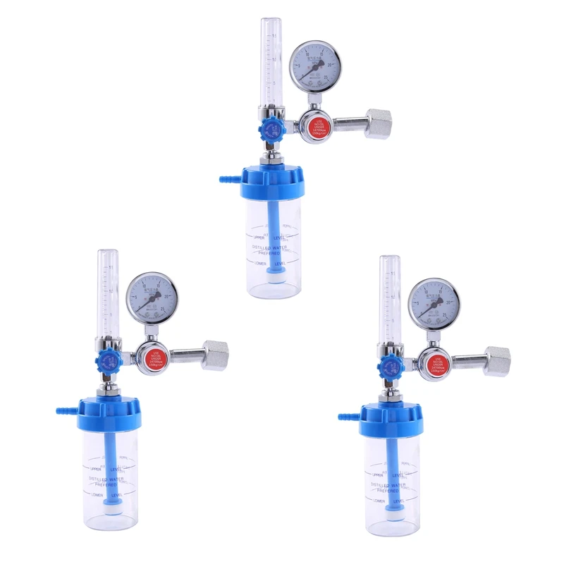 3X Oxygen Meter YH.YX11A Buoy Type Oxygen Inhalator Meter Pressure Reducing Valve Pressure Regulator G5/8
3X Oxygen Meter YH.YX11A Buoy Type Oxygen Inhalator Meter Pressure Reducing Valve Pressure Regulator G5/8
