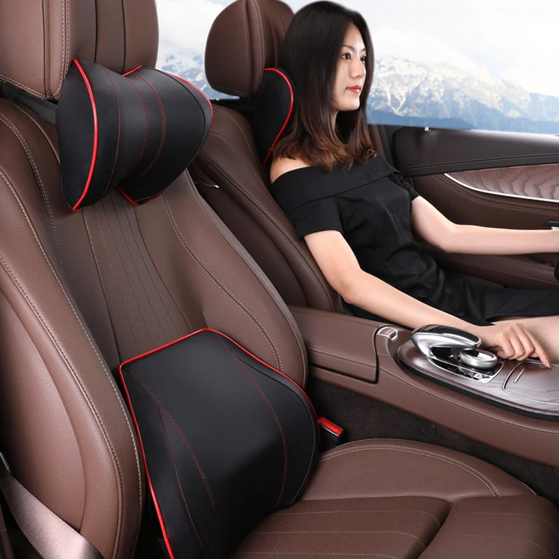 Universal Car Neck Pillow PU Leather Car Seat Headrest Support Memory Cotton Pillow Rest Travelling Neck Pillow Protection
Universal Car Neck Pillow PU Leather Car Seat Headrest Support Memory Cotton Pillow Rest Travelling Neck Pillow Protection