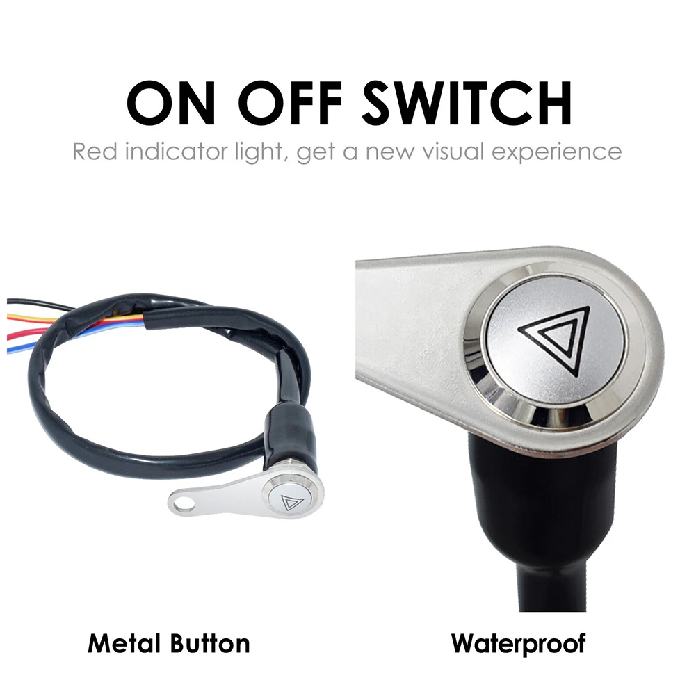12V Motorcycle Switch ON-Off Handlebar With Red LED Indicator Light Waterproof Button Headlight Warning Switches
12V Motorcycle Switch ON-Off Handlebar With Red LED Indicator Light Waterproof Button Headlight Warning Switches
