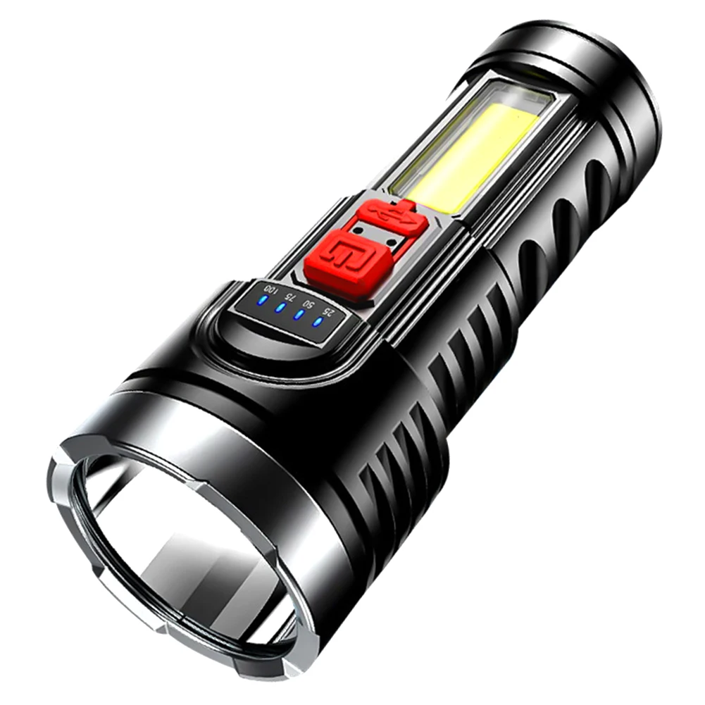 Emergency Mini Portable 4 Gears Super Bright Led Flashlight High Power Outdoor IPX4 Waterproof Practical Multifunctional
Emergency Mini Portable 4 Gears Super Bright Led Flashlight High Power Outdoor IPX4 Waterproof Practical Multifunctional