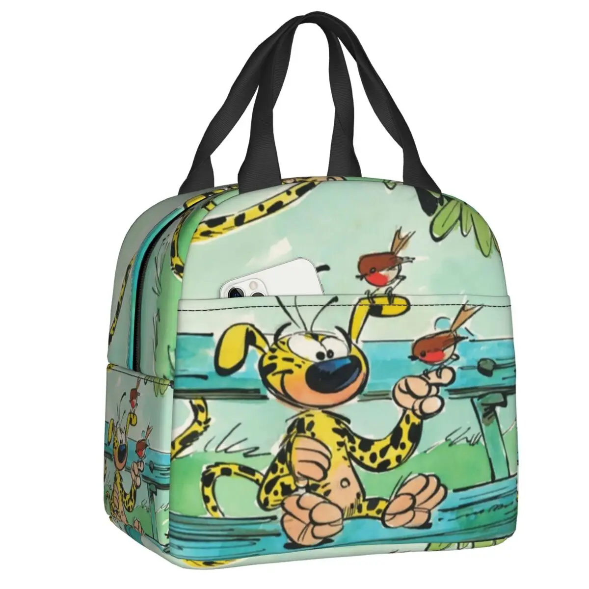 Marsupilami Feeding Birds Insulated Lunch Bags for Women Manga Resuable Cooler Thermal Bento Box School
Marsupilami Feeding Birds Insulated Lunch Bags for Women Manga Resuable Cooler Thermal Bento Box School