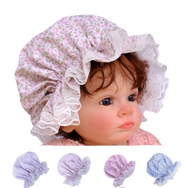 Kids Baby Girl Bonnet Sleep Cap Vintage Floral Print Ruffle Lace Trim Elastic Beanie Toddler for Sun Hair for Protection
Kids Baby Girl Bonnet Sleep Cap Vintage Floral Print Ruffle Lace Trim Elastic Beanie Toddler for Sun Hair for Protection