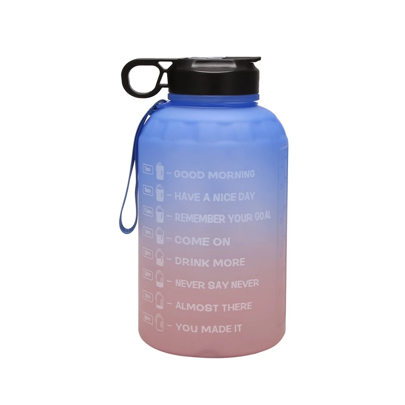 Large Half Gallon Motivational Water Bottle With Straw And Time Marker Sport Water Jug With Handle For Fitness
Large Half Gallon Motivational Water Bottle With Straw And Time Marker Sport Water Jug With Handle For Fitness