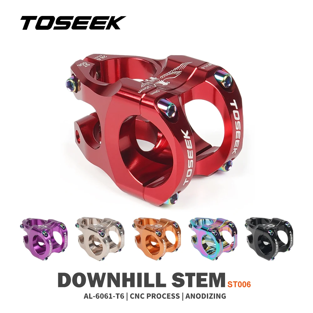 TOSEEK ST006 MTB Stem Aluminum Alloy Ultralight High-strength Short 35mm MTB Bike Table Power Bicycle MTB Power Bike Stem
TOSEEK ST006 MTB Stem Aluminum Alloy Ultralight High-strength Short 35mm MTB Bike Table Power Bicycle MTB Power Bike Stem